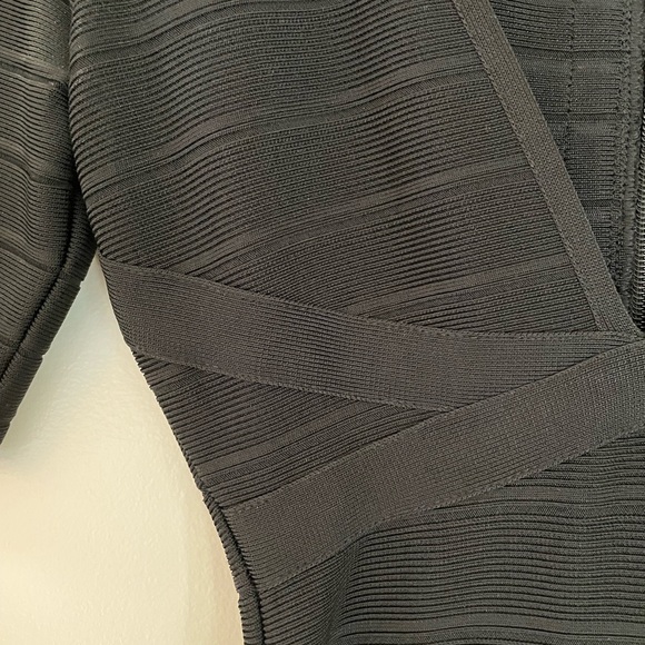 Hervé Leger Black Cocktail Dress - Picture 2 of 5